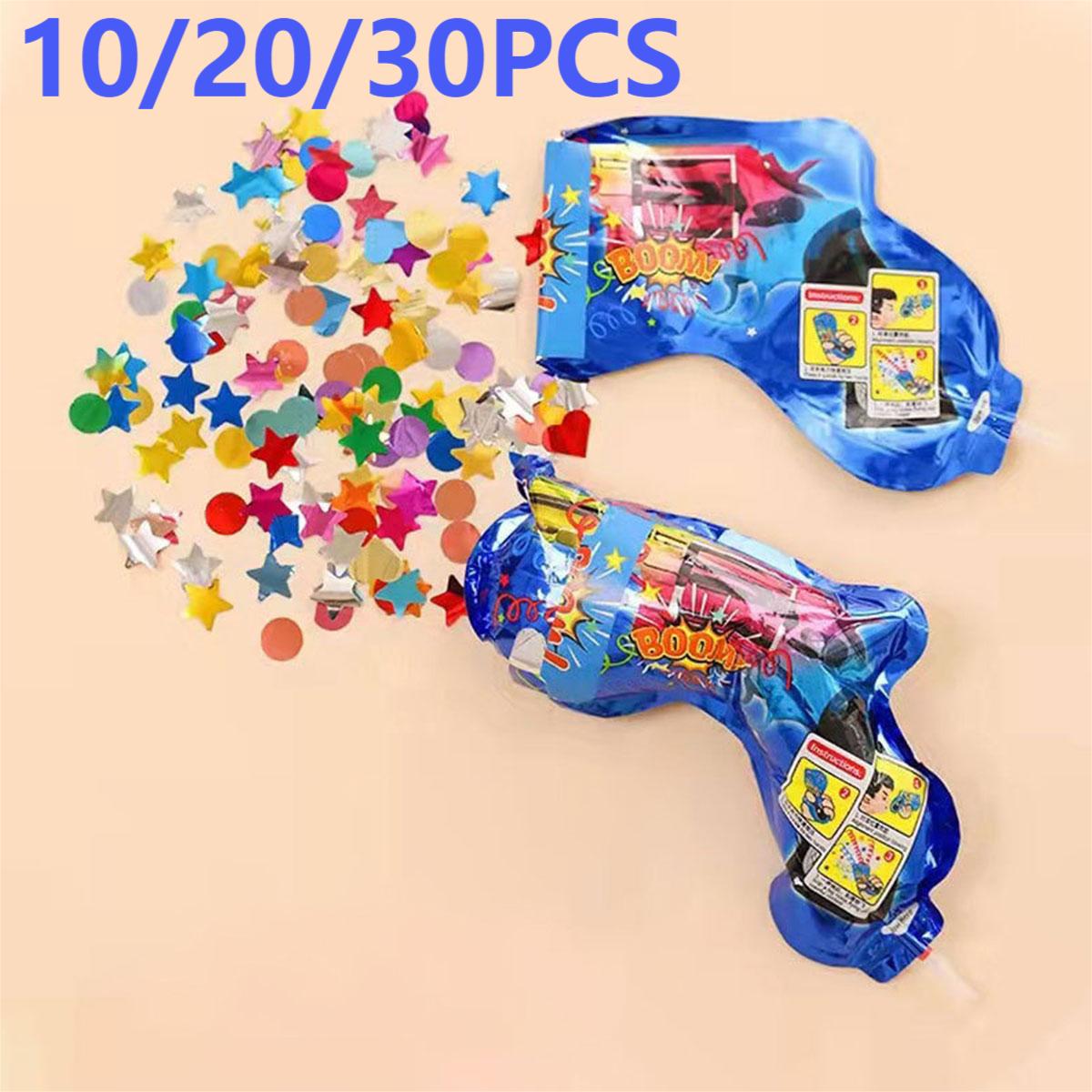 Confetti Cannon Tube - 10/20/30 Pcs ดอกไม้ไฟ Inflatable Confetti ปืน