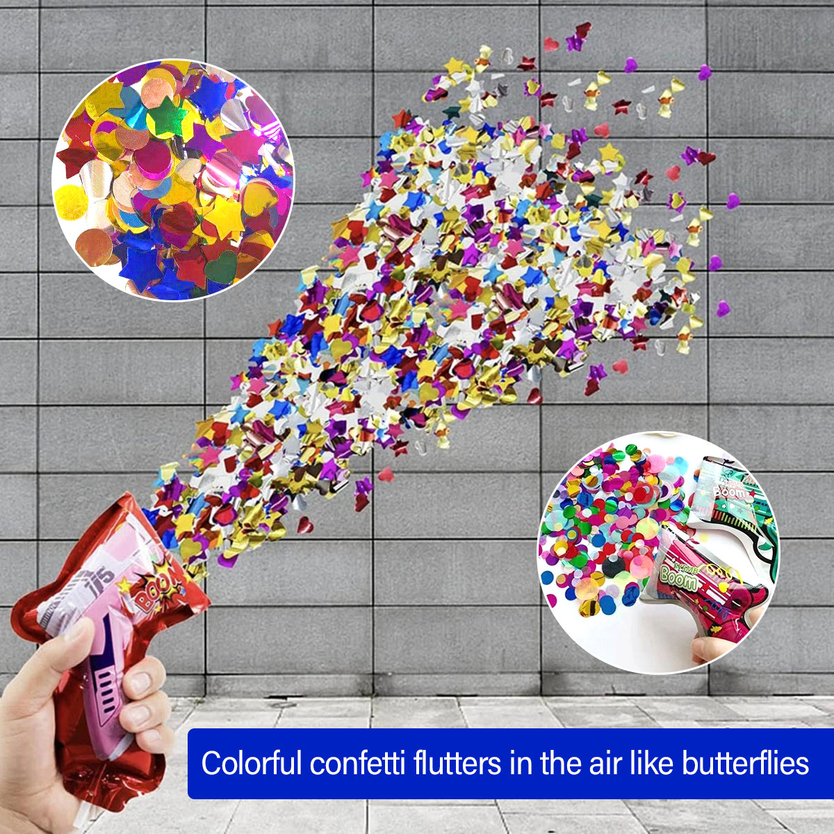 10/20/30 Pcs ดอกไม้ไฟ Inflatab - Confetti Cannon Tube บทวิจารณ์และราคา