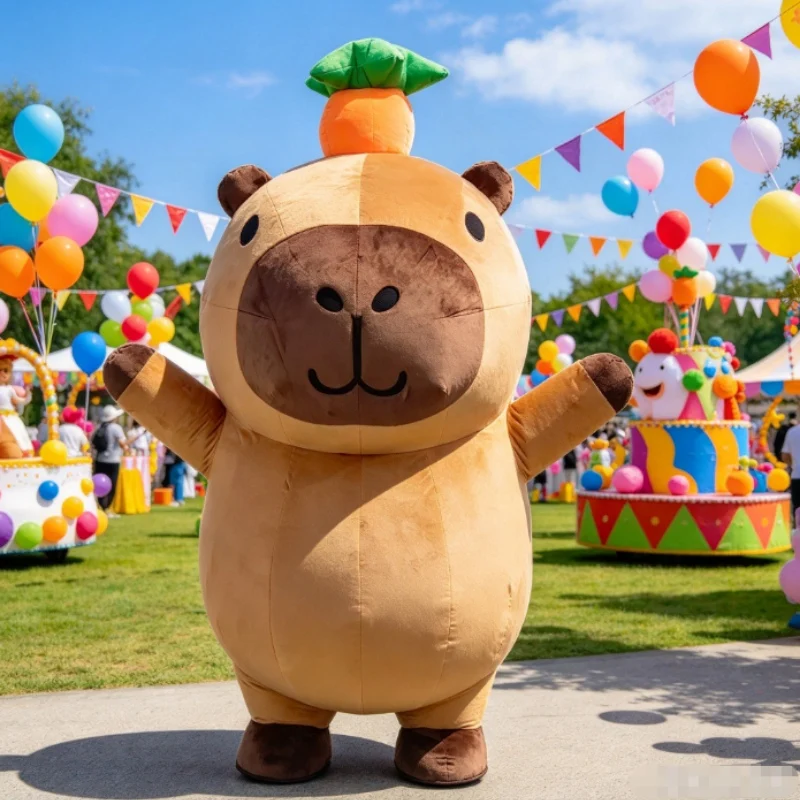 ชุดมาสคอตคาปิบาราเป่าลม ชุดแฟน - Event & Party Supply Photos บทวิจารณ์และราคา