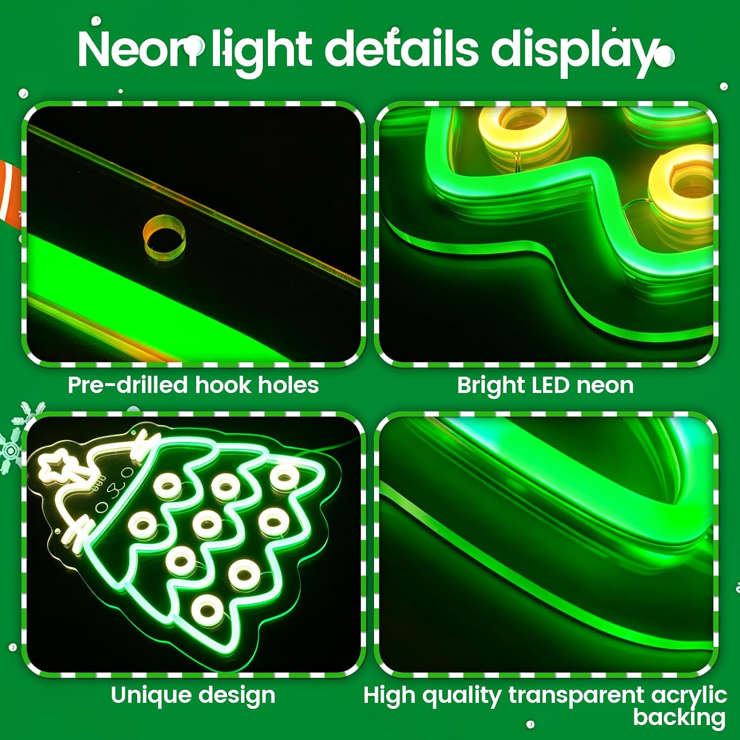 ป้ายไฟนีออน LED รูปต้นคริสต์มา - Neon Sign Party บทวิจารณ์และราคา