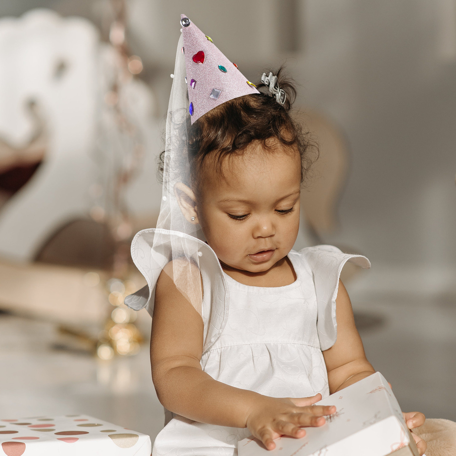 หมวกกรวยกระดาษตาข่ายสำหรับเด็ก - Party Hat Cone บทวิจารณ์และราคา