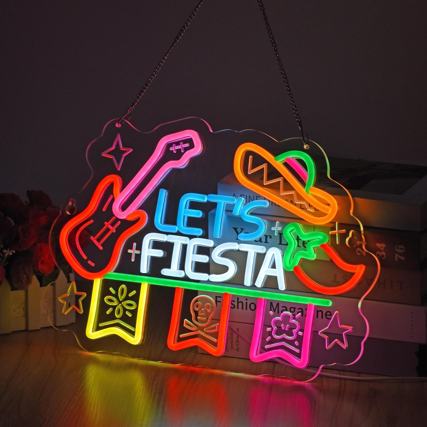 ป้ายไฟนีออน Let's Fiesta, ของต - Neon Sign Party บทวิจารณ์และราคา